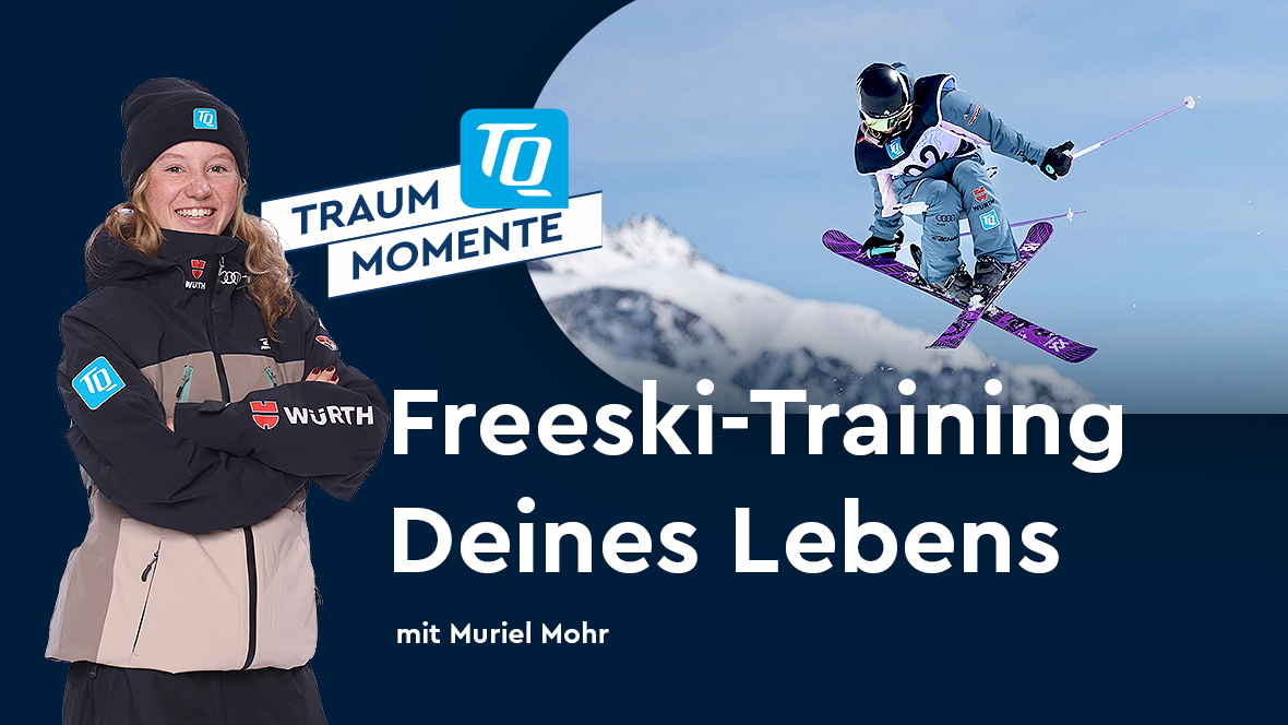 Freeski-Training mit Muriel Mohr