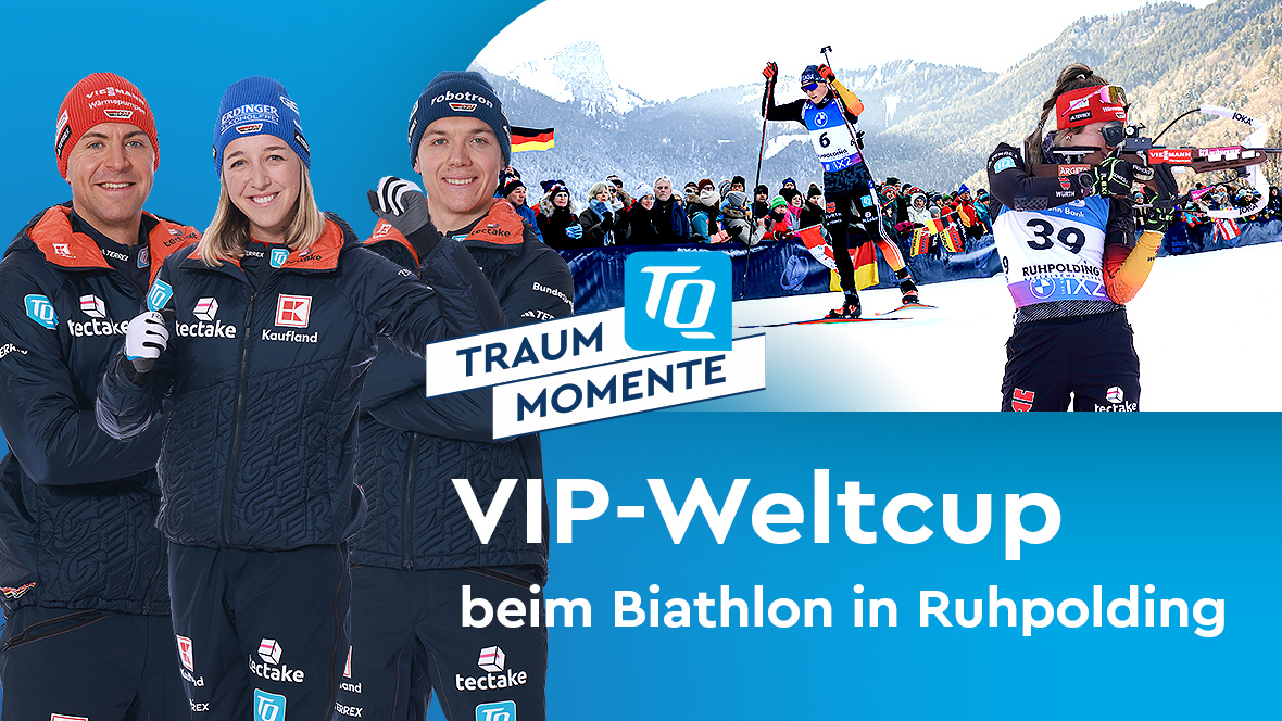 Philipp Nawrath, Franzisake Preuß und Justust Strelow TQ-Traummoment Biathlon in Ruhpolding