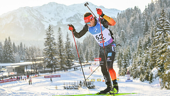 DSV Biathlet beim Laufen