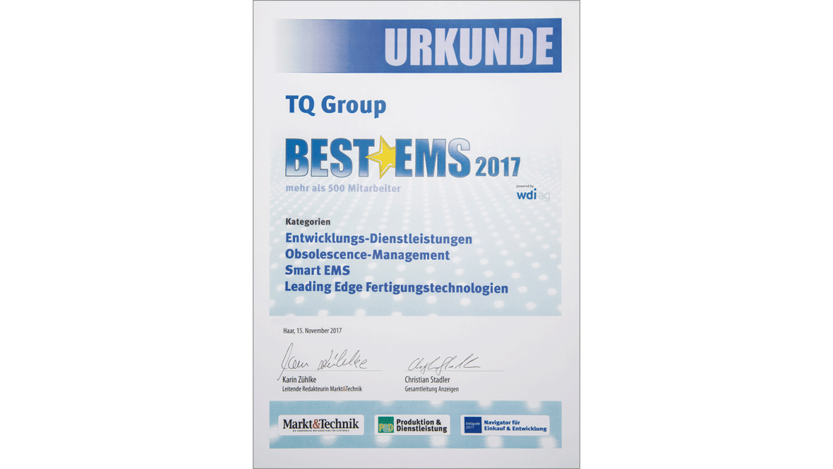 Urkunde Best EMS Urkunde Best EMS