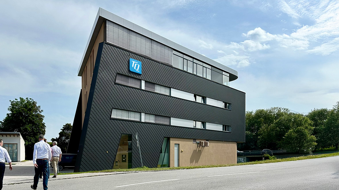 Front of the former enders GmbH building as the new TQ location