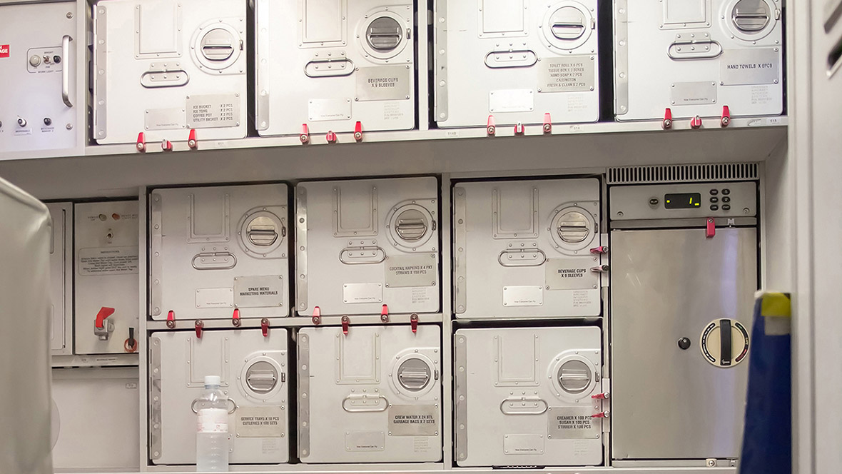 Controls for galley and lavatories