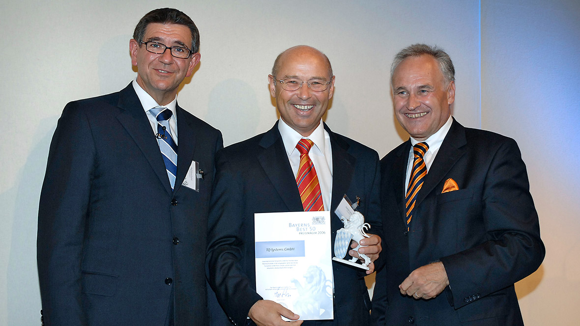 Honored as a "Bayerns Best 50" company for business growth Honored as a "Bayerns Best 50" company for business growth