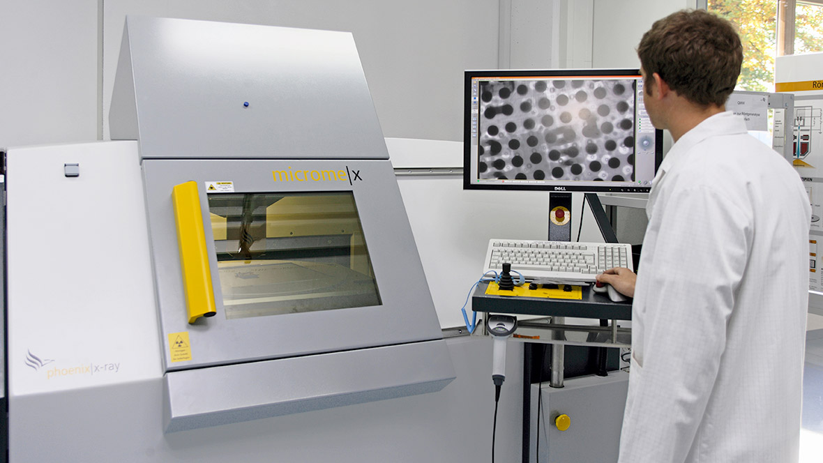 Röntgen-Inspektion XI und AXI E²MS-Test