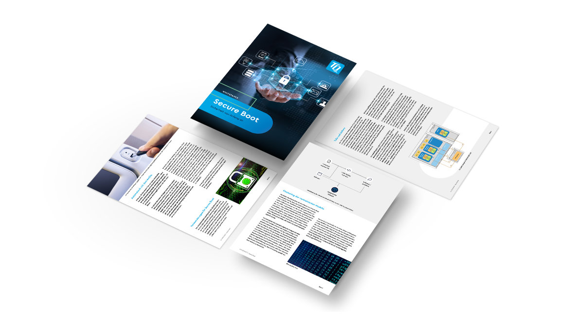 Vier Seiten des Whitepapers Secure Boot von TQ-Embedded
